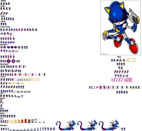 neo metal sonic sprite sheet|neo metal sonic voice lines.